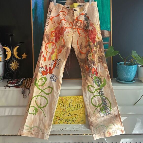 Artistic Multicolor Chinos 36" - Picture 9 of 11